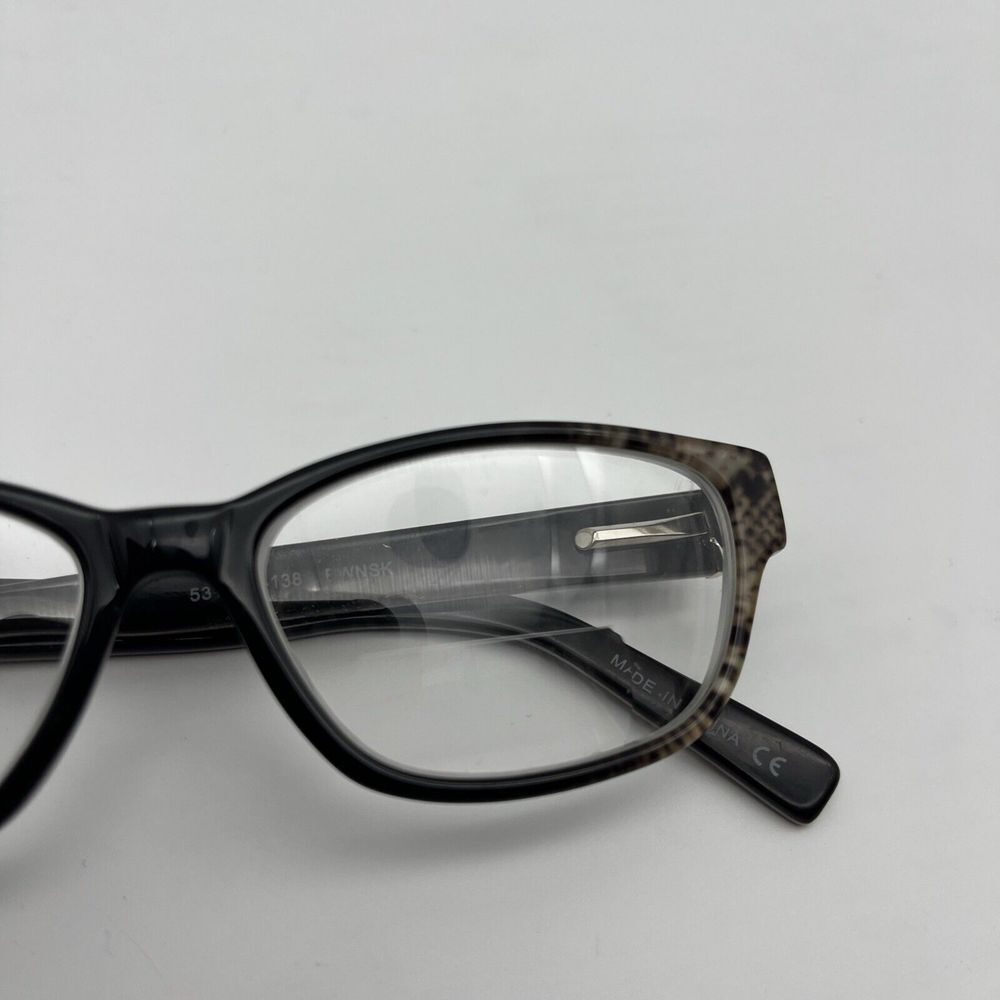 Christian Soriano CV Carmen Eyeglasses Frames 53-14-138 BWNSK Snakeskin Inspired - Picture 3 of 16